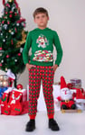 Boys Christmas Ice Skating Print Hoodie (12/18mths-7yrs)