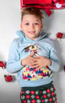 Boys Christmas Ice Skating Print Hoodie (12/18mths-7yrs)