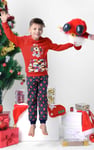 Boys Christmas Ice Skating Print Hoodie (12/18mths-7yrs)