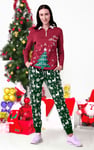 Womens Festive Half Zip Top