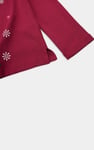 Womens Festive Half Zip Top