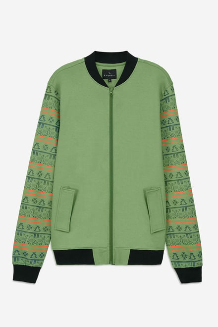 Mens Zip up Bomber Jacket