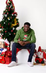 Mens Christmas Graphic Hoodie