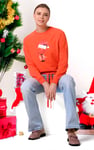 Women’s Santa Hat Tie-Front Christmas Pullover