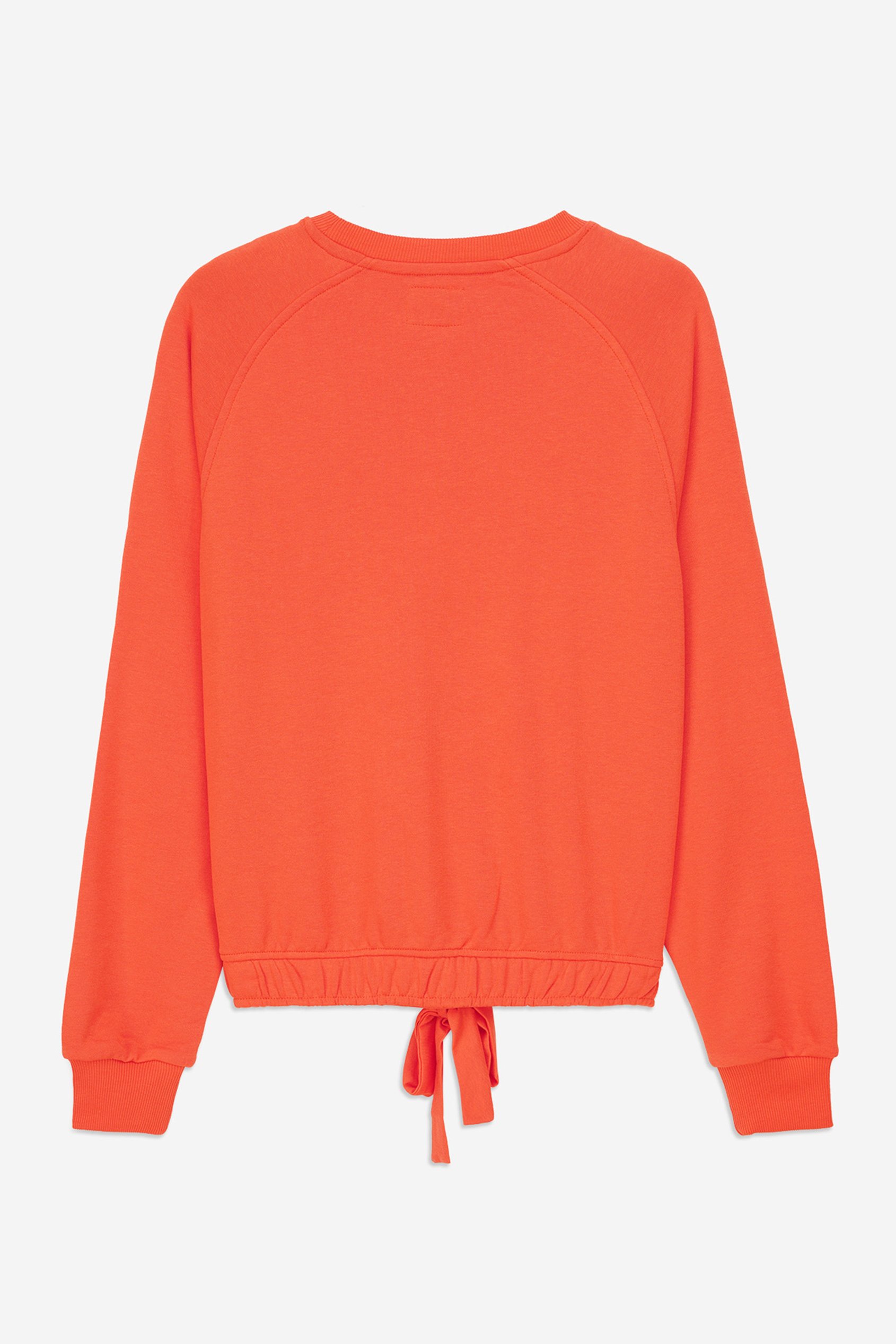 Women’s Santa Hat Tie-Front Christmas Pullover