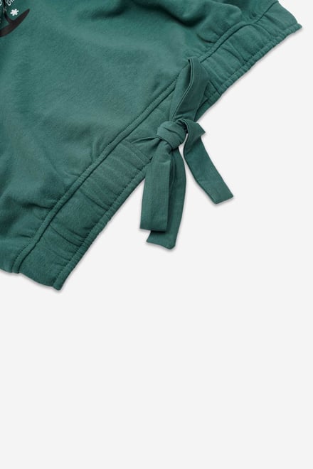 Women’s Santa Hat Tie-Front Christmas Pullover