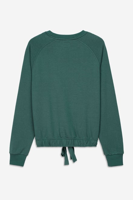 Women’s Santa Hat Tie-Front Christmas Pullover
