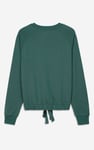 Women’s Santa Hat Tie-Front Christmas Pullover