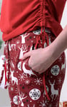 Womens Festive Print Joggers