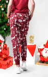 Womens Festive Print Joggers