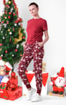 Womens Festive Print Joggers