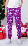 Womens Festive Print Joggers
