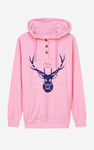 Womens Festive Reindeer Hoodie
