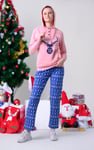 Womens Festive Reindeer Hoodie