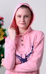 Womens Festive Reindeer Hoodie