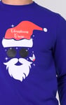 Mens Christmas Santa Print Sweatshirt