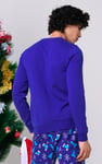 Mens Christmas Santa Print Sweatshirt