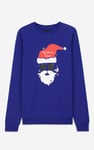 Mens Christmas Santa Print Sweatshirt