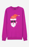 Mens Christmas Santa Print Sweatshirt