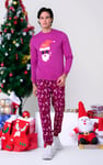 Mens Christmas Santa Print Sweatshirt