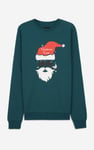 Mens Christmas Santa Print Sweatshirt
