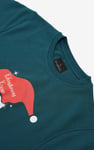 Mens Christmas Santa Print Sweatshirt