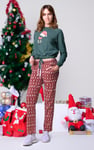 Womens Fair Isle Print Trouser
