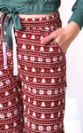 Womens Fair Isle Print Trouser