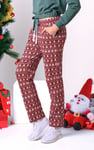 Womens Fair Isle Print Trouser