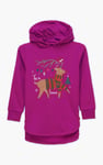 Girls Reindeer Print Christmas Hoodie (2yrs-9yrs)