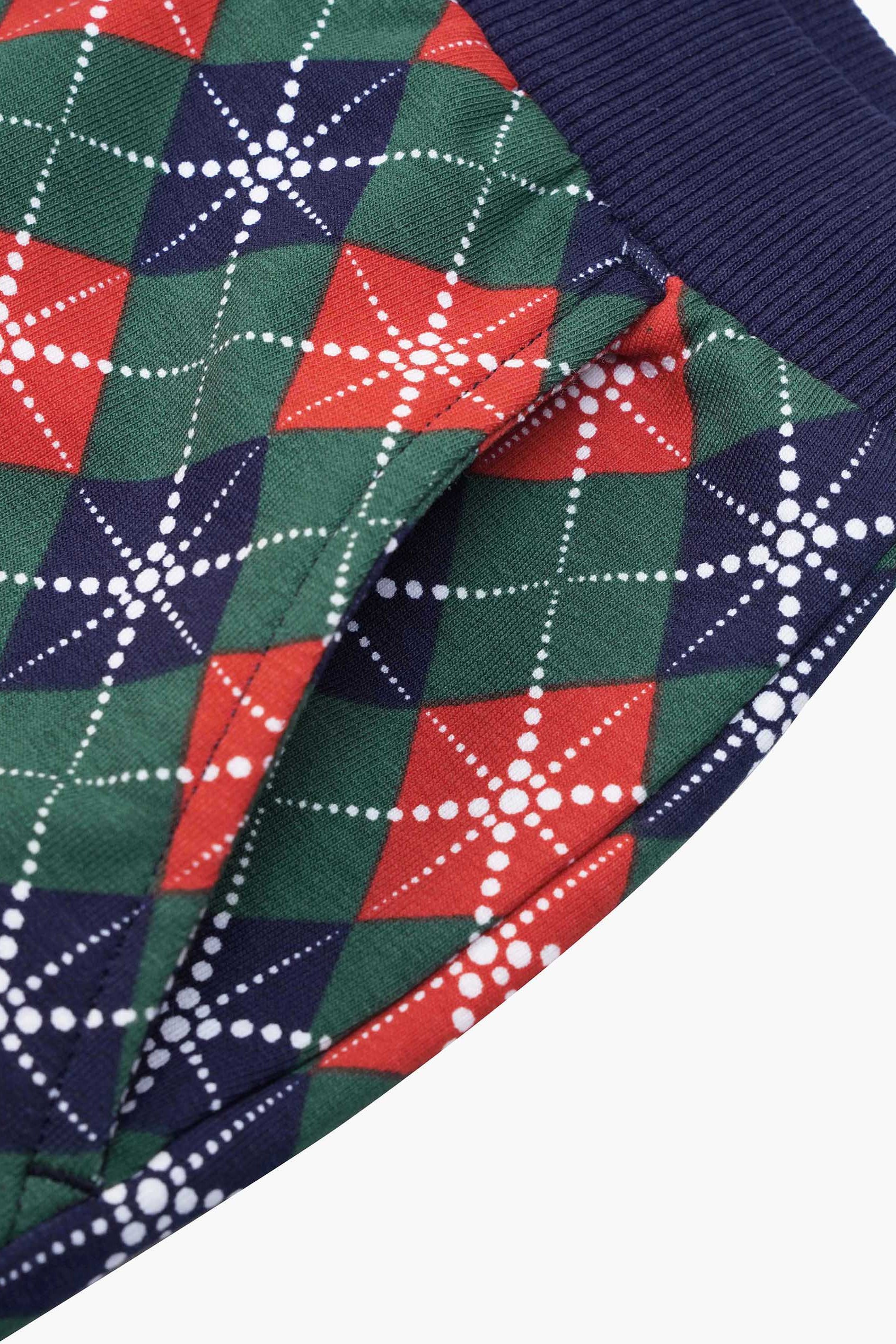 Boys Argyle Print Jogger (3yrs-9yrs)