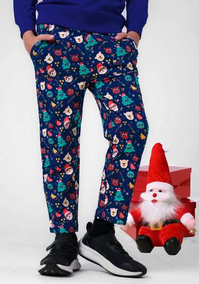 Boys Christmas Fun Print Trouser (3yrs-9yrs)
