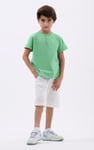 Half Placket Button Front T-Shirt