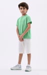 Half Placket Button Front T-Shirt