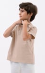 Half Placket Button Front T-Shirt