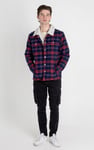 Tartan Check Borg Lined Shacket