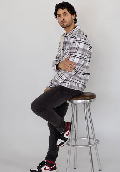 Men's Heritage Plaid Borg Lined Shacket