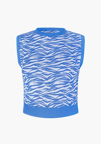 Zebra Printed Top