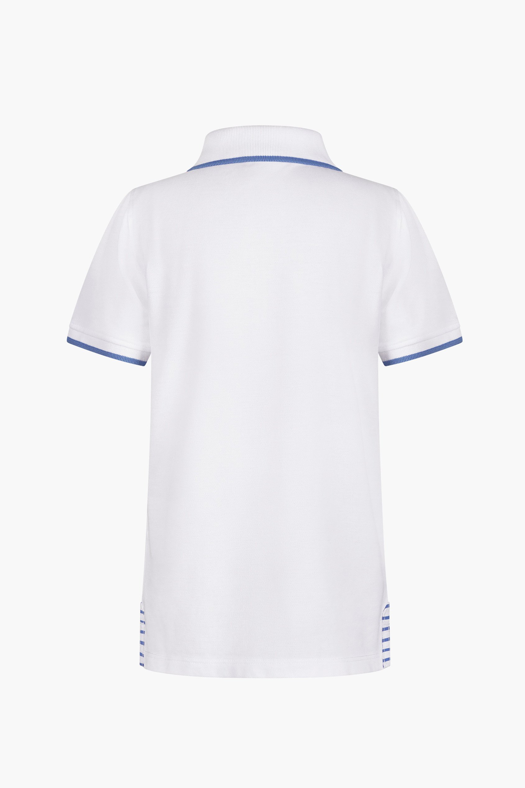 Boy's  Stripe Detailed Short Sleeves Polo Shirt (6yrs-11yrs)