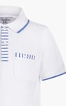Boy's  Stripe Detailed Short Sleeves Polo Shirt (6yrs-11yrs)