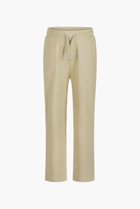 Boys Khaki Drawstring Waist Pull-On Jersey Trousers (6yrs-11yrs)