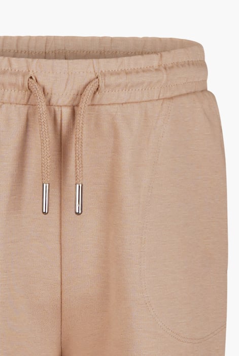 Boys Beige Drawstring Waist Pull-On Jersey Trousers (6yrs-11yrs)
