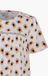 Girls Lace Details Sunflower Print Dress  (5yrs - 11yrs)