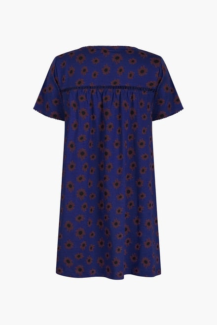 Girls Lace Details Sunflower Print Dress  (5yrs - 11yrs)