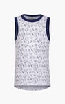 Contrast Neck Pencil Printed Boys Vest (6yrs-11yrs)