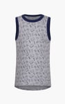 Contrast Neck Pencil Printed Boys Vest (6yrs-11yrs)
