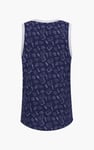 Contrast Neck Pencil Printed Boys Vest (6yrs-11yrs)