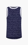 Contrast Neck Pencil Printed Boys Vest (6yrs-11yrs)