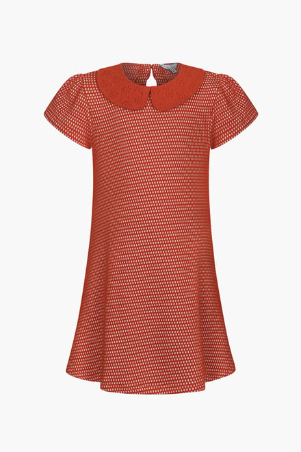 Girl's Peter Pan Collar Jersey Dress (5/6yrs - 10/11yrs)