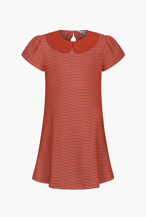 Girl's Sky Peter Pan Collar Jersey Dress (5/6yrs - 10/11yrs)